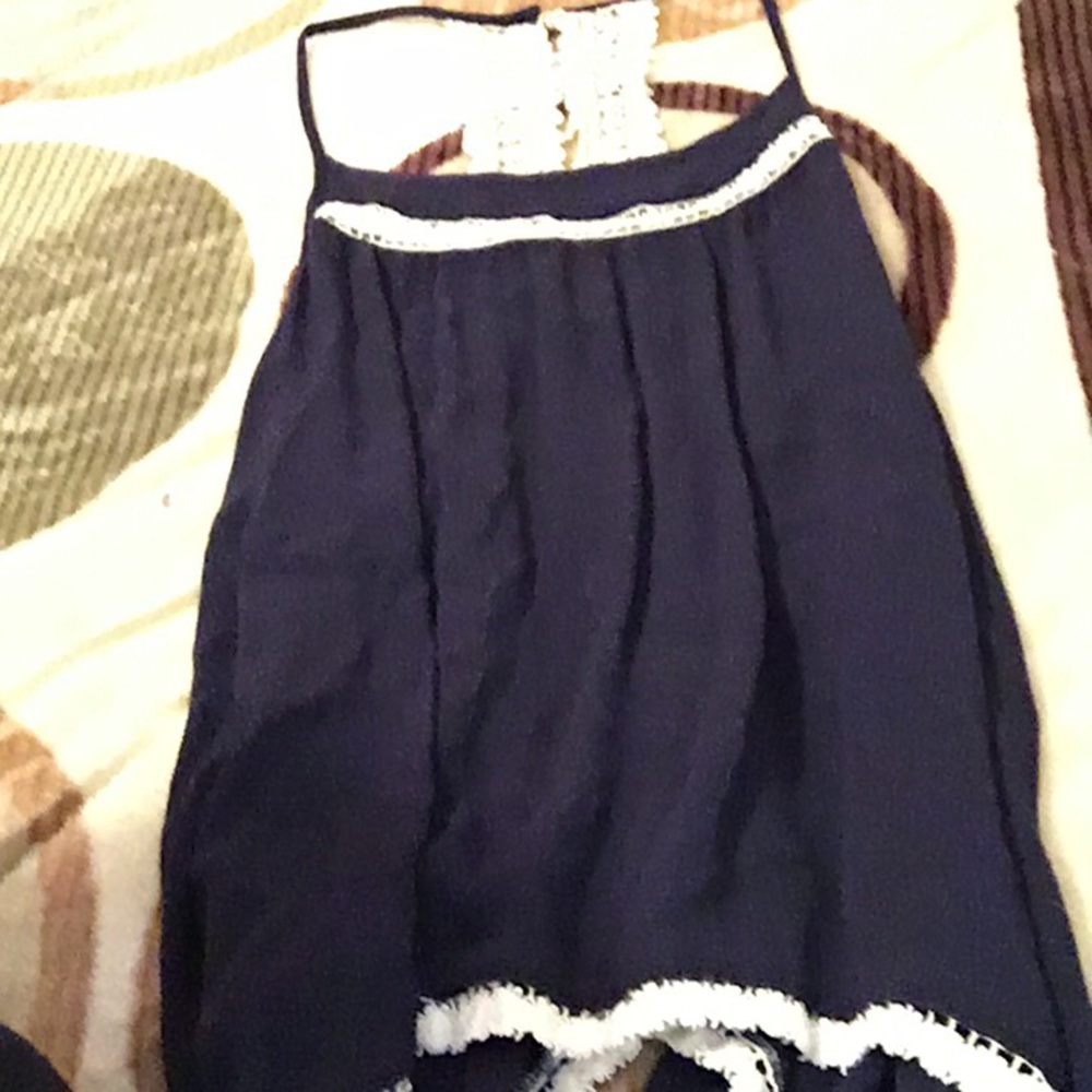 A blue blouse